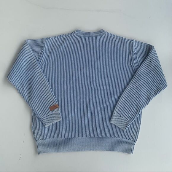 Kith Garment Dyed Meyer Large Knit Crewneck in Woven Colorway 2023 Deadstock NWT - Picture 2 of 13
